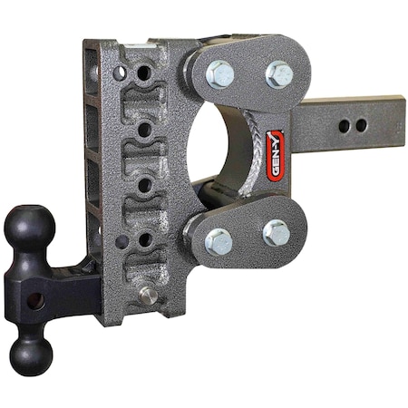 Gen-Y Hitch The BOSS TORSION-FLEX 2.5 Shank 7.5 Drop 1.7K TW 16K Hitch & GH-051 Dual-Ball GH-1115